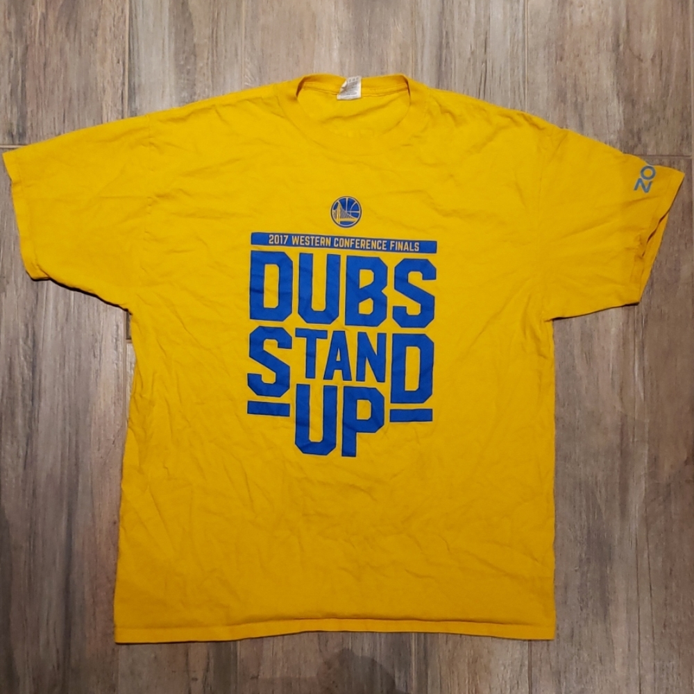 Gold Fruit Of The Loom GS Warriors Tee Shirt